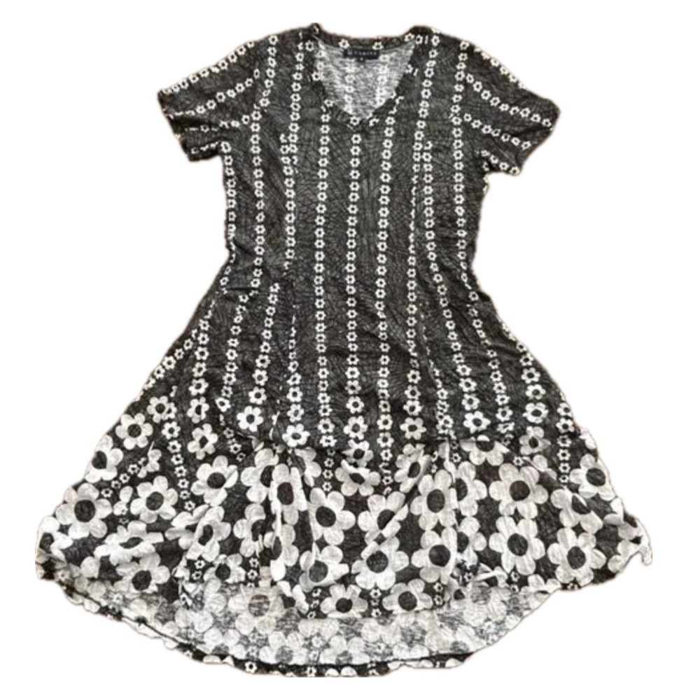 Carine Short Sleeve Boho Midi Dress